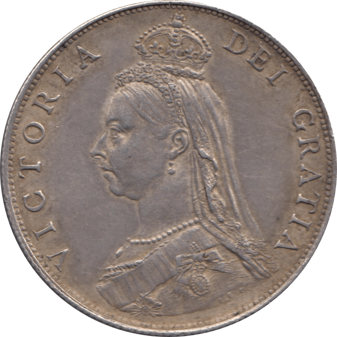 1887 FLORIN ( EF ) 2 - Florin - Cambridgeshire Coins