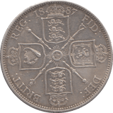 1887 FLORIN ( EF ) 5 - Florin - Cambridgeshire Coins