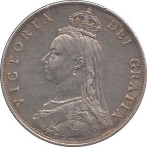 1887 FLORIN ( EF ) 5 - Florin - Cambridgeshire Coins