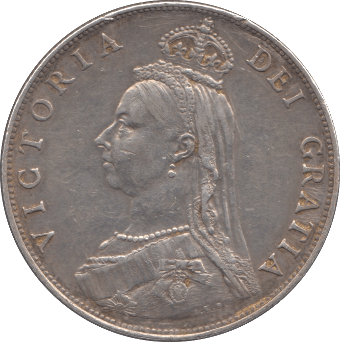1887 FLORIN ( EF ) 5 - Florin - Cambridgeshire Coins