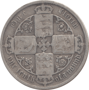 1887 FLORIN ( F ) 14 - Florin - Cambridgeshire Coins