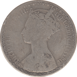 1887 FLORIN ( F ) 14 - Florin - Cambridgeshire Coins