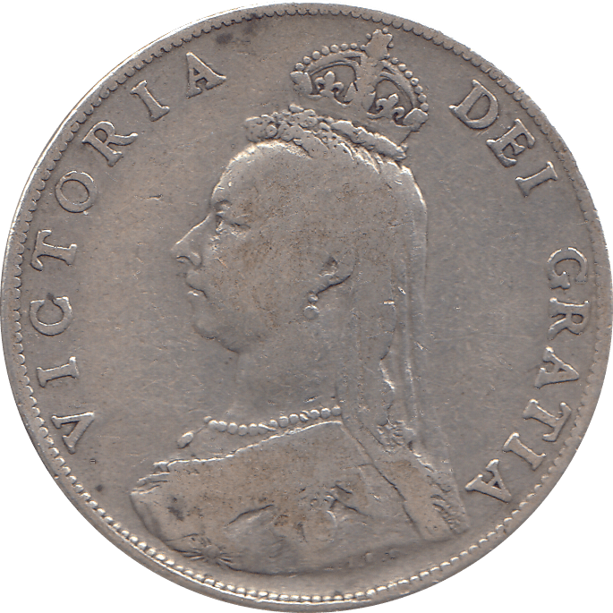 1887 FLORIN ( FINE ) 4 - Florin - Cambridgeshire Coins