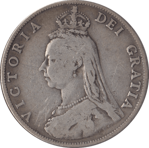 1887 FLORIN ( FINE ) - FLORIN - Cambridgeshire Coins