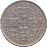 1887 FLORIN ( FINE ) - Florin - Cambridgeshire Coins