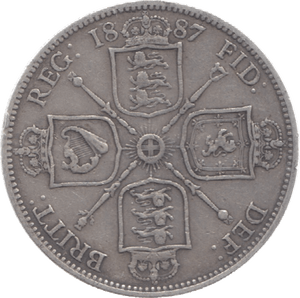 1887 FLORIN ( GF ) 11 - Florin - Cambridgeshire Coins