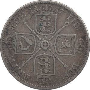 1887 FLORIN ( GF ) - FLORIN - Cambridgeshire Coins
