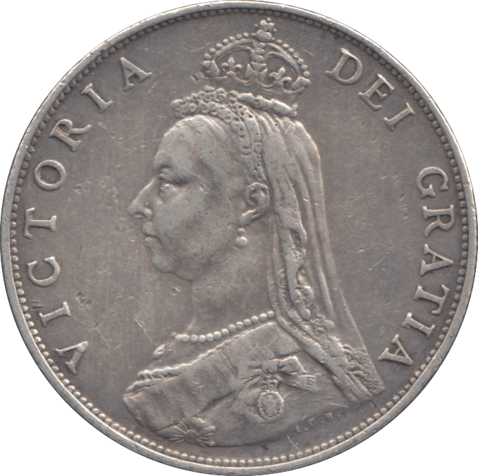 1887 FLORIN ( GVF ) - Florin - Cambridgeshire Coins
