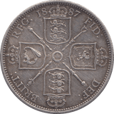 1887 FLORIN ( GVF ) - FLORIN - Cambridgeshire Coins