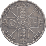1887 FLORIN ( GVF ) - Florin - Cambridgeshire Coins