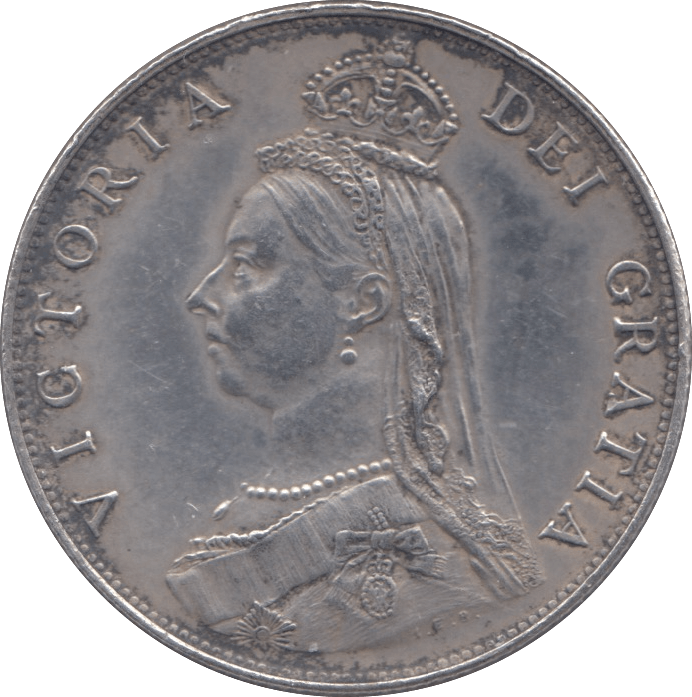 1887 FLORIN ( GVF ) - Florin - Cambridgeshire Coins