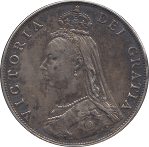 1887 FLORIN ( GVF ) - Florin - Cambridgeshire Coins