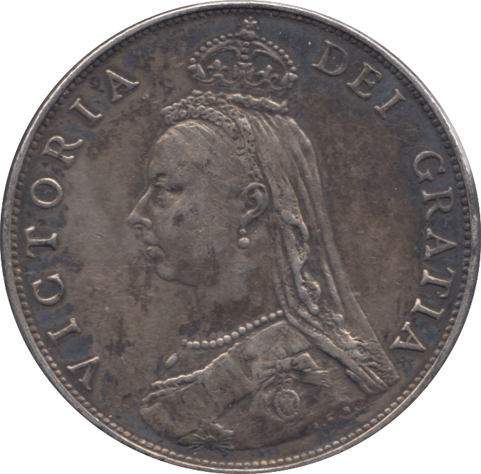 1887 FLORIN ( GVF ) - Florin - Cambridgeshire Coins