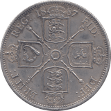 1887 FLORIN ( GVF ) - Florin - Cambridgeshire Coins