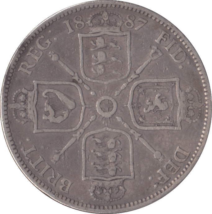 1887 FLORIN ( NF ) - FLORIN - Cambridgeshire Coins