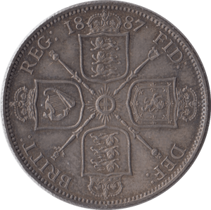 1887 FLORIN ( UNC ) - FLORIN - Cambridgeshire Coins