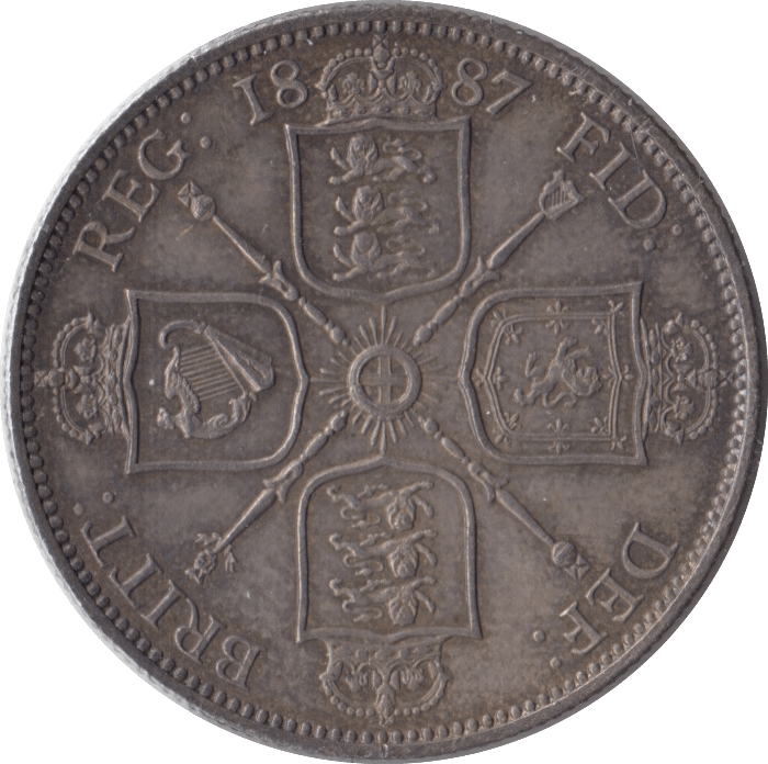 1887 FLORIN ( UNC ) - FLORIN - Cambridgeshire Coins