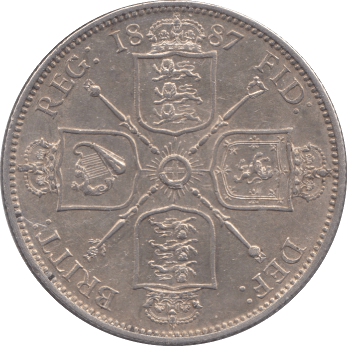 1887 FLORIN ( UNC ) - Florin - Cambridgeshire Coins
