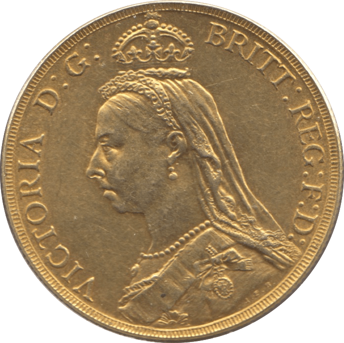 1887 GOLD DOUBLE SOVEREIGN ( AUNC ) 3 - Double Sovereign - Cambridgeshire Coins