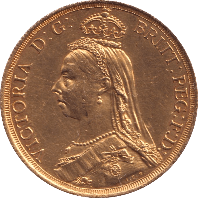 1887 GOLD DOUBLE SOVEREIGN ( AUNC ) - Double Sovereign - Cambridgeshire Coins