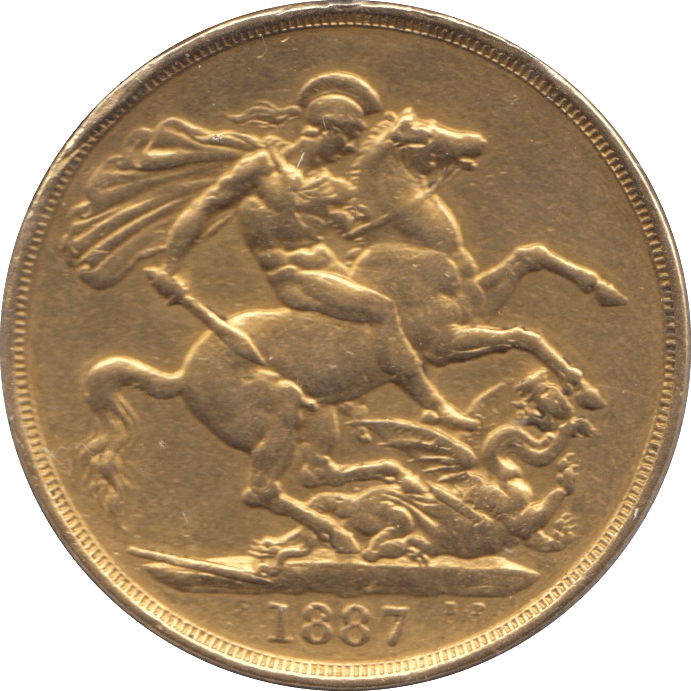 1887 GOLD DOUBLE SOVEREIGN ( FINE ) - Double Sovereign - Cambridgeshire Coins