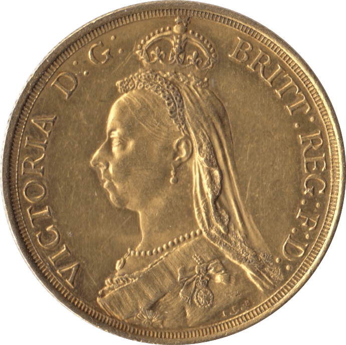 1887 GOLD DOUBLE SOVEREIGN TWO POUNDS ( AUNC ) - Double Sovereign - Cambridgeshire Coins