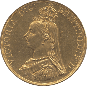 1887 GOLD FIVE POUND ( AUNC ) - GOLD FIVE POUNDS - Cambridgeshire Coins