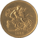 1887 GOLD FIVE POUND ( UNC ) - GOLD FIVE POUNDS - Cambridgeshire Coins