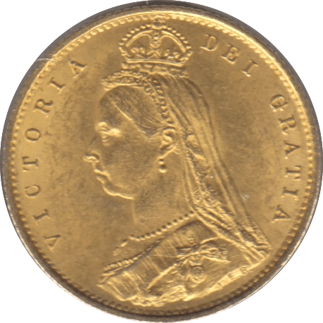 1887 GOLD HALF SOVEREIGN ( AUNC ) - Half Sovereign - Cambridgeshire Coins