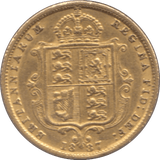 1887 GOLD HALF SOVEREIGN ( GVF ) - Half Sovereign - Cambridgeshire Coins