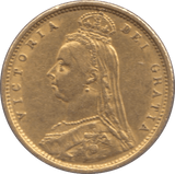 1887 GOLD HALF SOVEREIGN ( GVF ) - Half Sovereign - Cambridgeshire Coins