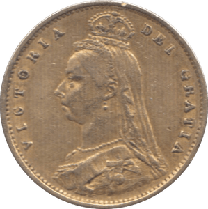 1887 GOLD HALF SOVEREIGN ( GVF ) - Half Sovereign - Cambridgeshire Coins