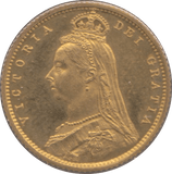 1887 GOLD HALF SOVEREIGN ( PROOF ) REF 2 - Half Sovereign - Cambridgeshire Coins