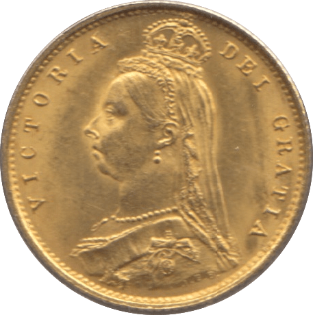 1887 GOLD HALF SOVEREIGN ( UNC ) 3 - Half Sovereign - Cambridgeshire Coins