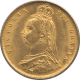 1887 GOLD HALF SOVEREIGN ( UNC ) 3 - Half Sovereign - Cambridgeshire Coins