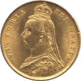 1887 GOLD HALF SOVEREIGN ( UNC ) 5 - Half Sovereign - Cambridgeshire Coins