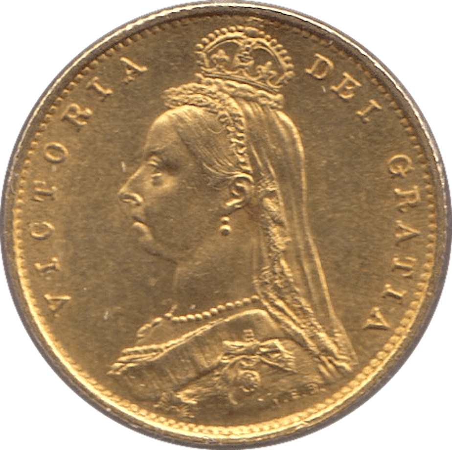 1887 GOLD HALF SOVEREIGN ( UNC ) - Half Sovereign - Cambridgeshire Coins