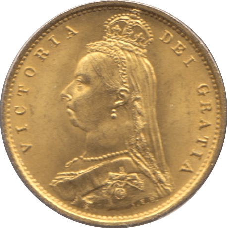 1887 GOLD HALF SOVEREIGN ( UNC ) REF 1 - Half Sovereign - Cambridgeshire Coins