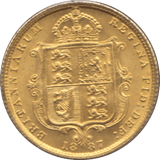 1887 GOLD HALF SOVEREIGN ( UNC ) REF 1 - Half Sovereign - Cambridgeshire Coins