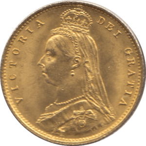 1887 GOLD HALF SOVEREIGN ( UNC ) REF 3 - Half Sovereign - Cambridgeshire Coins