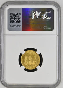 1887 GOLD PROOF JUBILEE HEAD 1/2 SOVEREIGN (NGC) MS64 - NGC GOLD PROOF COINS - Cambridgeshire Coins