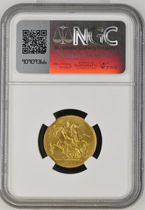 1887 GOLD PROOF JUBILEE HEAD SOVEREIGN (NGC) MS64 - NGC GOLD PROOF COINS - Cambridgeshire Coins