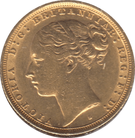 1887 GOLD SOVEREIGN ( AUNC ) SYDNEY MINT - Sovereign - Cambridgeshire Coins