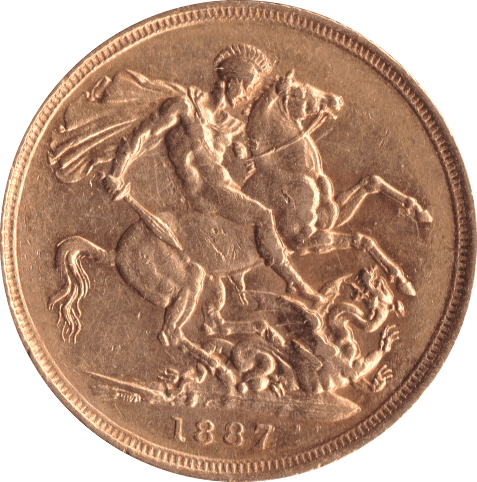 1887 GOLD SOVEREIGN ( AUNC ) SYDNEY MINT - Sovereign - Cambridgeshire Coins