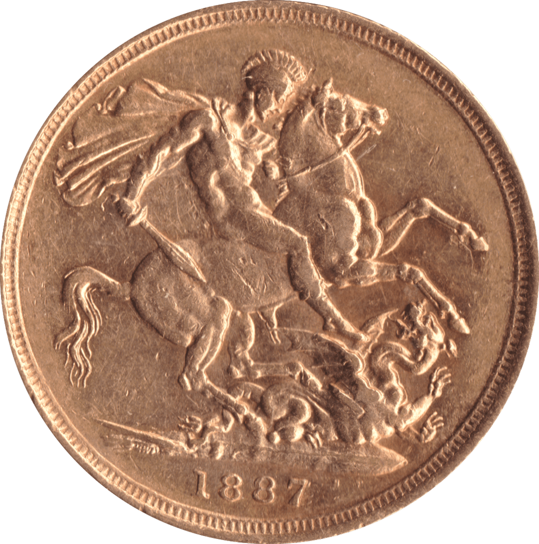 1887 GOLD SOVEREIGN ( AUNC ) SYDNEY MINT - Sovereign - Cambridgeshire Coins