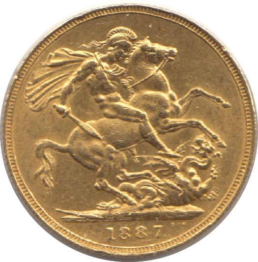 1887 GOLD SOVEREIGN ( EF ) 2 - Sovereign - Cambridgeshire Coins