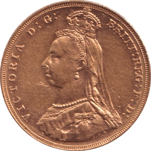 1887 GOLD SOVEREIGN ( EF ) MELBOURNE MINT - Sovereign - Cambridgeshire Coins