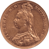 1887 GOLD SOVEREIGN ( EF ) MELBOURNE MINT - Sovereign - Cambridgeshire Coins