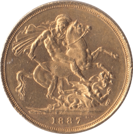 1887 GOLD SOVEREIGN ( EF ) SYDNEY MINT - Sovereign - Cambridgeshire Coins