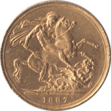 1887 GOLD SOVEREIGN ( EF ) SYDNEY MINT - Sovereign - Cambridgeshire Coins